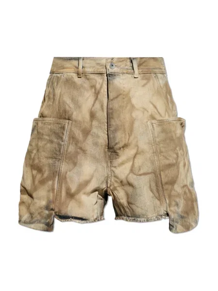 Rick Owens DRKSHDW Stefan Cargo szorty jeansowe beżowe