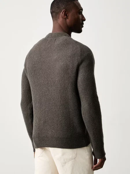 Marc O'Polo sweter z wełną brązowy