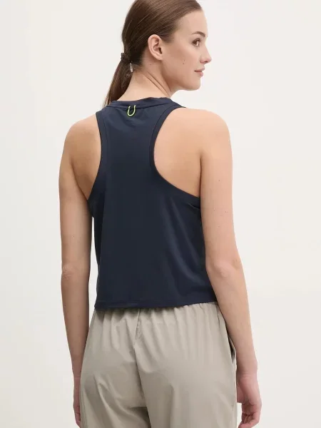 Cropped felső Helly Hansen sötétkék