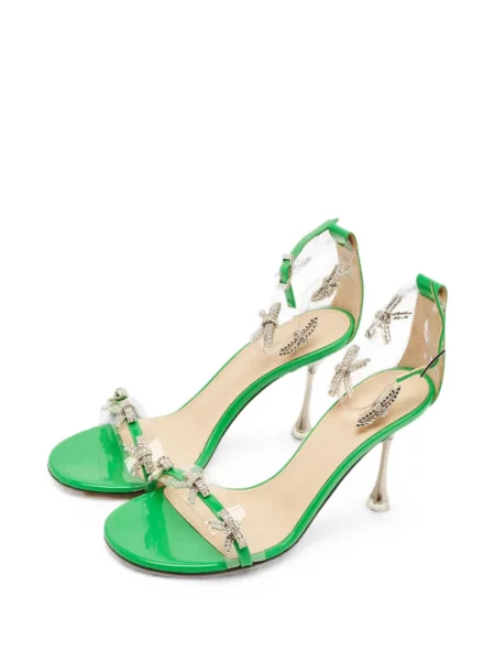 Sandale Mach & Mach cu funde verde
