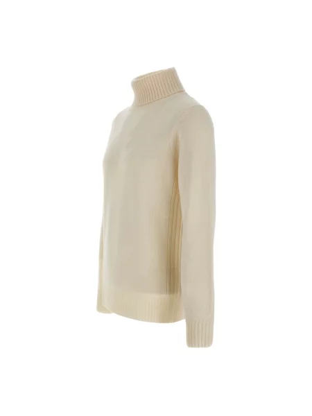 Sweter Kangra wełniany biały
