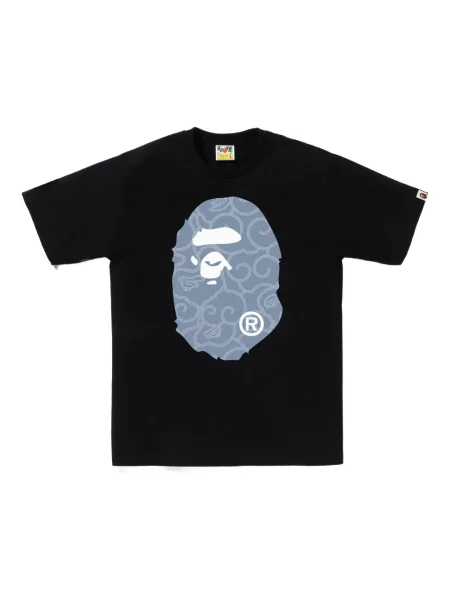 Tricou A Bathing Ape® cu imagine negru