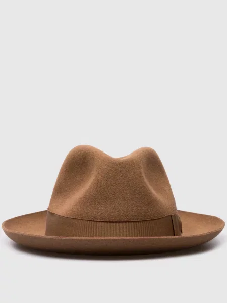 Капелюх Alessandria з вовни Borsalino коричневий