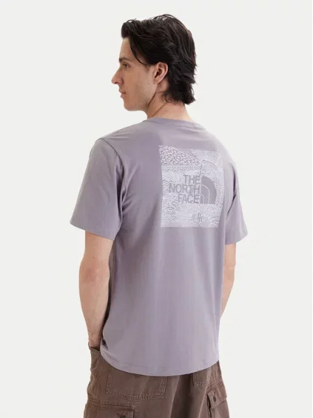 The North Face T-Shirt NSE Box fioletowy