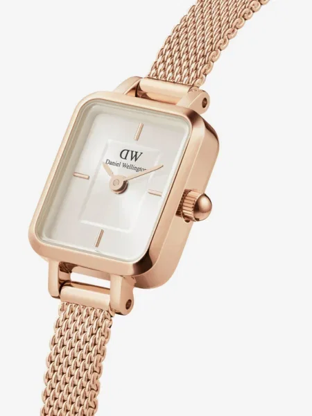 Daniel Wellington óra Quadro sárga női rózsaszín