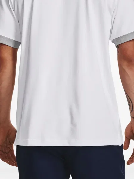 Tricou polo Under Armour alb