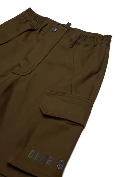 Szorty dziecięce Dsquared2 brązowe