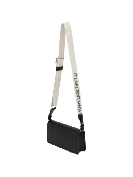 Mini body Karl Lagerfeld din piele mini negru