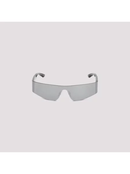 Lniane okulary przeciwsłoneczne Balenciaga szare