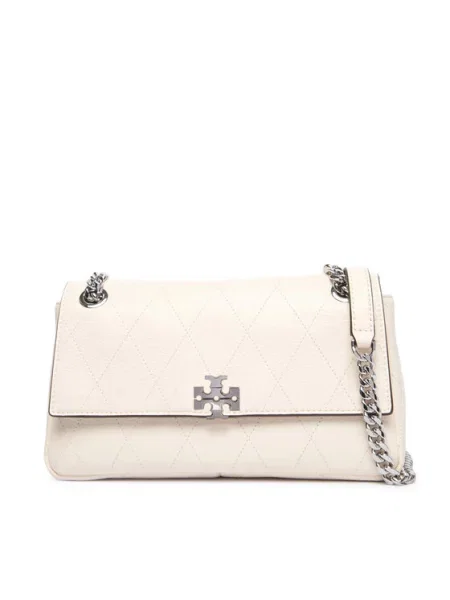 Tory Burch Táska Charlie Quilted Krém