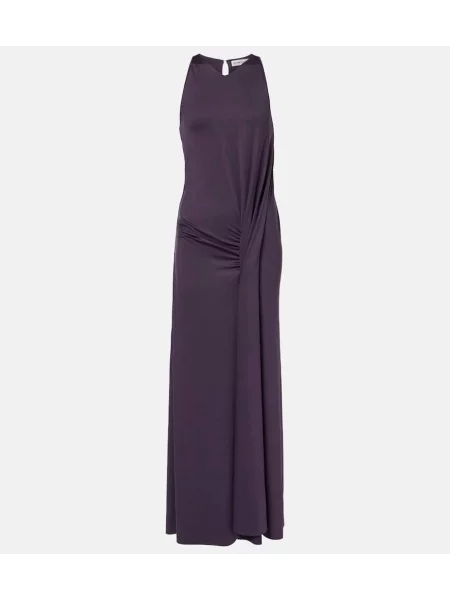 Rochie Victoria Beckham drapată violet