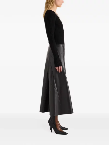 Fustă din piele Proenza Schouler negru