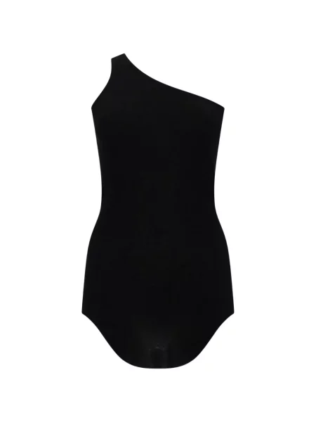 Top Rick Owens Lilies cu un umăr gol negru