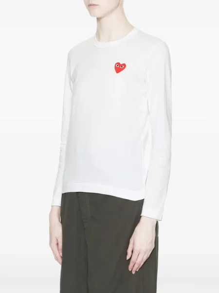 Tricou Comme Des Garcons Play alb