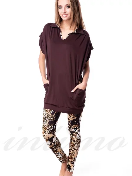 Туника Fleri коричневая