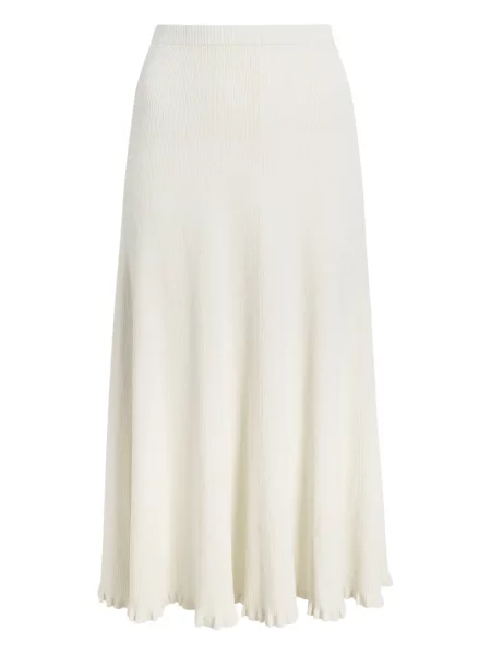 Fustă Proenza Schouler White Label tricotate alb