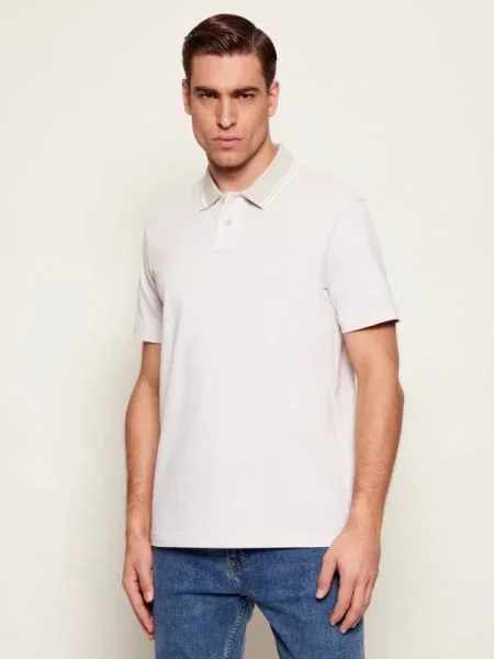BOSS ORANGE Polo PeoxfordNew | Relaxed fit oxford bej