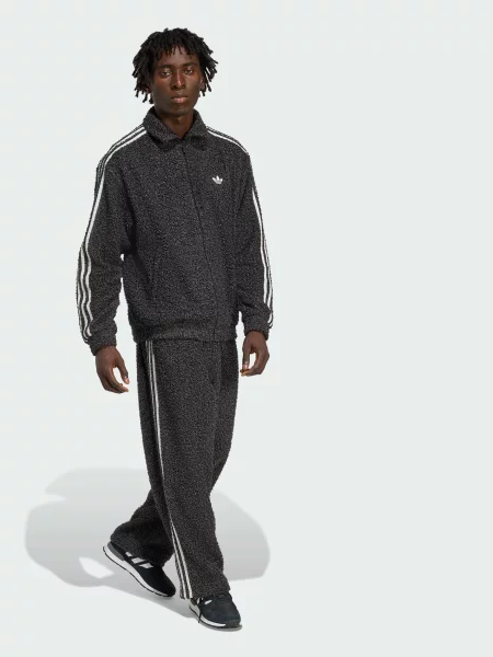 Переработанный свитер Adidas черный