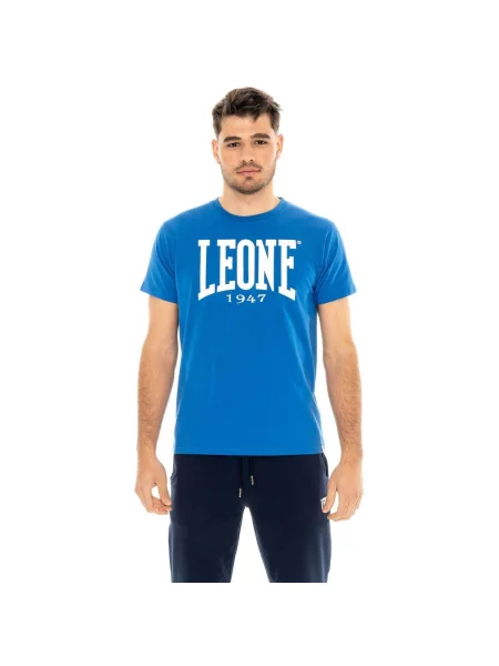 Tričko Leone 1947 s krátkymi rukávmi s autogramom modrá