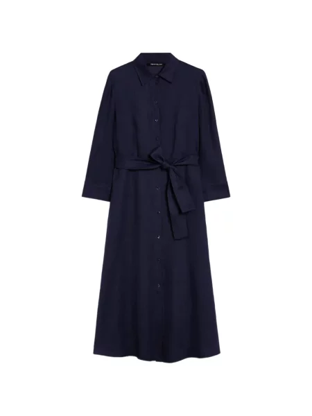 Rochie tip cămașă Pennyblack albastru