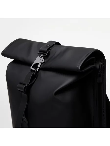Batoh Rains Rucksack Rolltop W3 13 l black černý