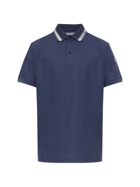 Tricou polo Moncler albastru