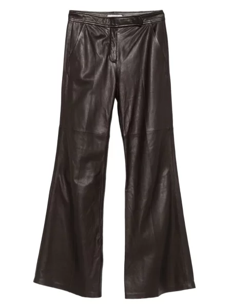 Pantaloni Dorothee Schumacher din piele maro