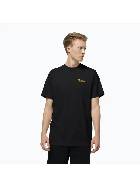 Jack Wolfskin tričko Essential čierna