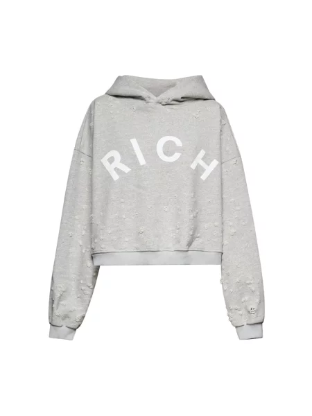 Bluza z kapturem John Richmond z kapturem szara