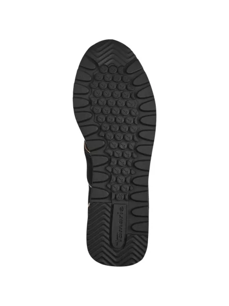 Tamaris Rövid szárú sportcipők arany / szürke fekete
