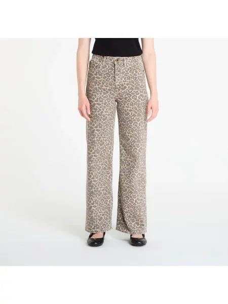 Džíny GUESS Wide Leg Brown 29 hnědé