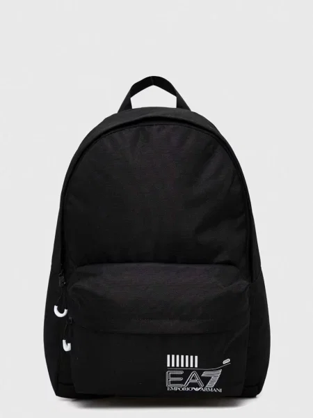 Emporio Armani rucsac mare cu imprimeu negru