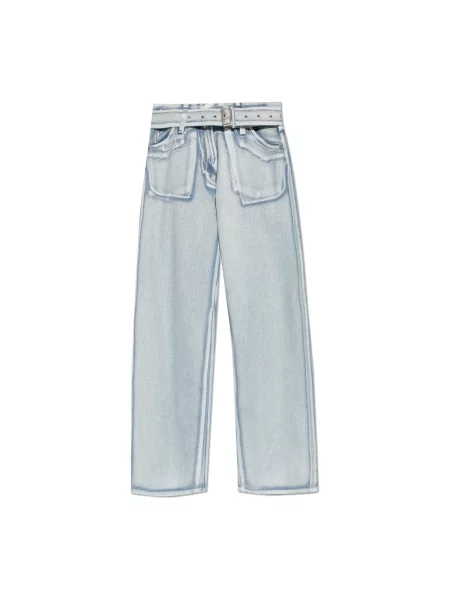 Spodnie Acne Studios niebieskie