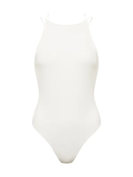 A LOT LESS Tricou body Tara murdar alb