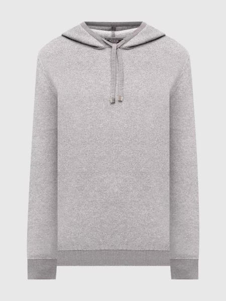 Худі з кашеміру і вовни Peserico сіре