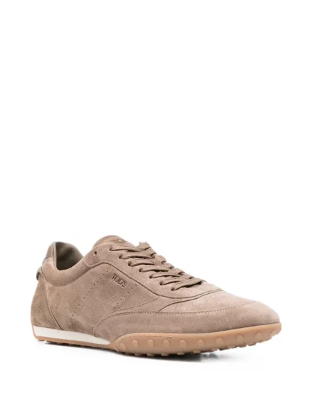 Sneakerși Tod's din piele de căprioară cu autograf