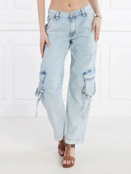 One Teaspoon Blugi FLORENCE LUNA UTILITY | Relaxed fit albastru