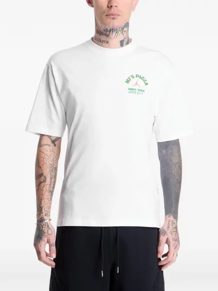Tricou Jordan cu imagine alb