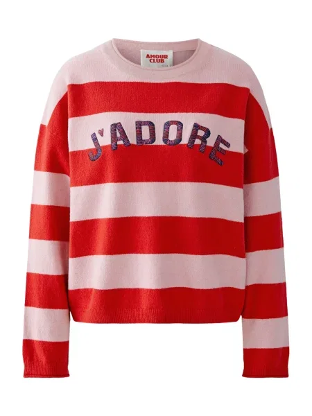 OUI Pulover lila / roz roșu