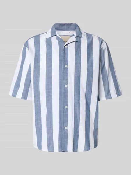 Koszula casual o kroju relaxed fit z czystej bawełny model TES' Only & Sons niebieska