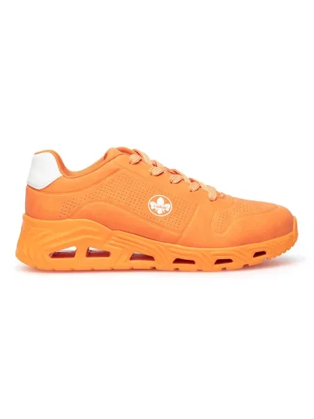 Sneakersy Rieker pomarańczowe