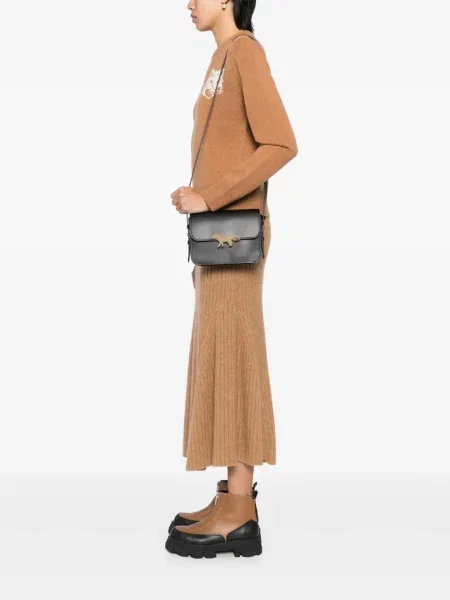 Geanta crossbody Maison Kitsune negru
