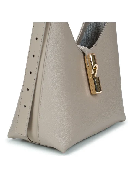Geanta hobo Furla din piele bej