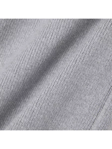 Lacoste Prążkowane Spodnie Dresowe Rozkloszowane Jasnoszare szare