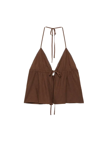 Top Pull&bear hnědý