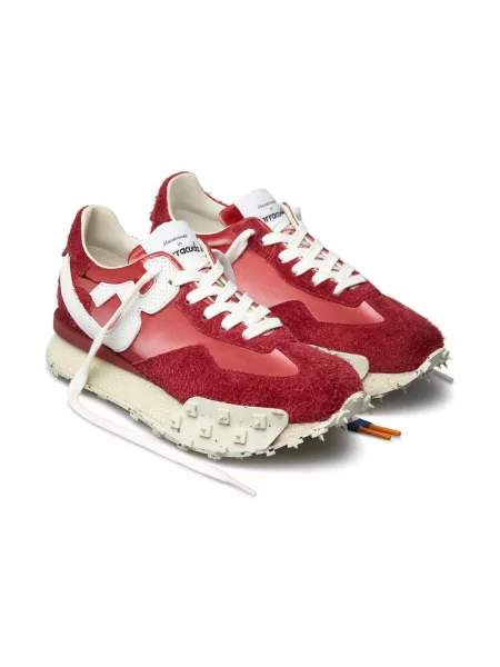 Sneakersy Barracuda zamszowe czerwone