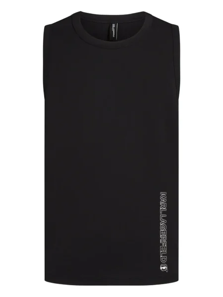 Cămașă Karl Lagerfeld cu imagine negru