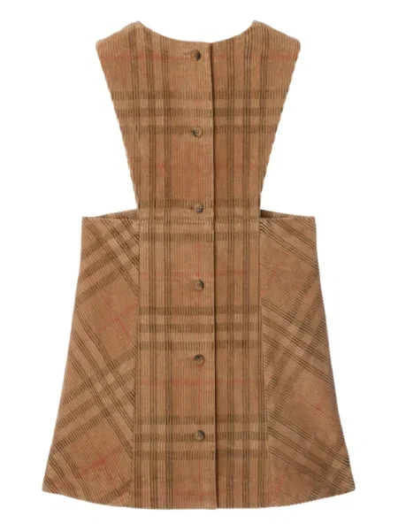 Sukienka dziecięca Burberry brązowa