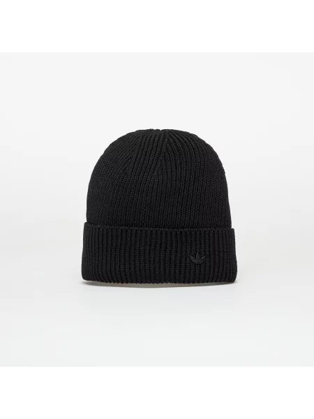 Καπέλο adidas Everyday Icons Beanie With Tonal Metal Trefoil Black M μαύρο