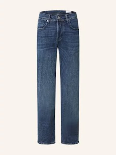 Baldessarini Džíny Regular Fit dark blue used mustache modré